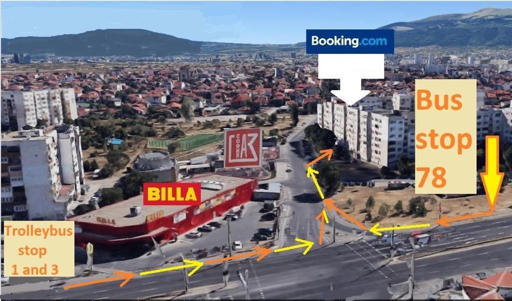 2 Bedrooms With Private Bath And Balcony Near The Airport Sofia Extérieur photo